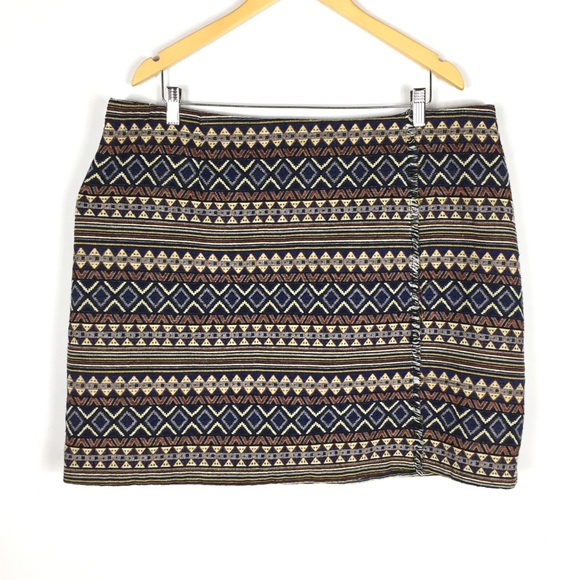 Cato Dresses & Skirts - Western Serape southwestern Aztec Mexican skirt